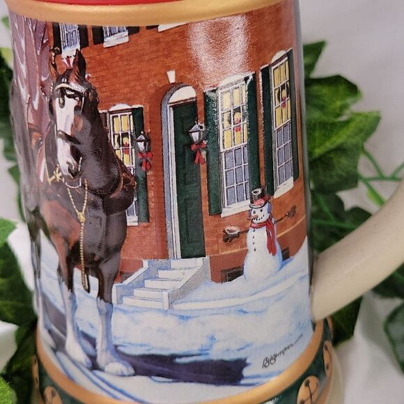 Budweiser. 1993 Hometown Holiday. Handcrafted in Brazil. Like New/Never Used - Picture 7 of 10